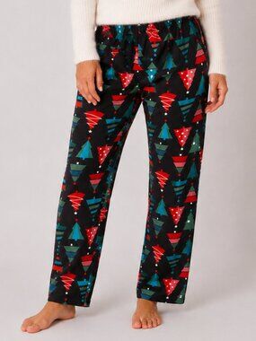 DTPW Christmas Leggings Black Red Blue Green White X-Mas Tree Design Soft Cozy